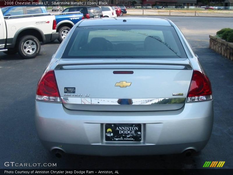 Silverstone Metallic / Ebony Black 2008 Chevrolet Impala LT