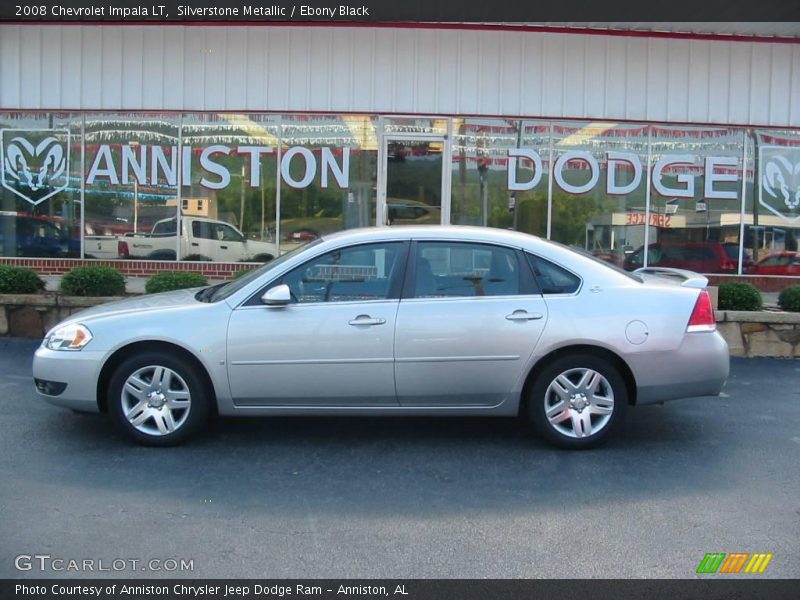 Silverstone Metallic / Ebony Black 2008 Chevrolet Impala LT