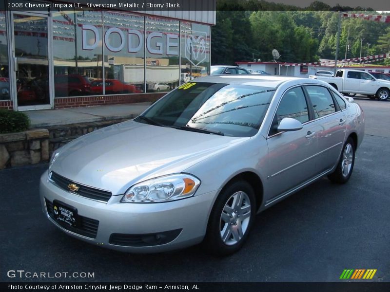Silverstone Metallic / Ebony Black 2008 Chevrolet Impala LT