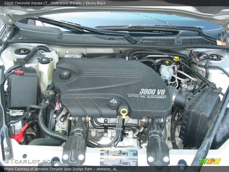 Silverstone Metallic / Ebony Black 2008 Chevrolet Impala LT