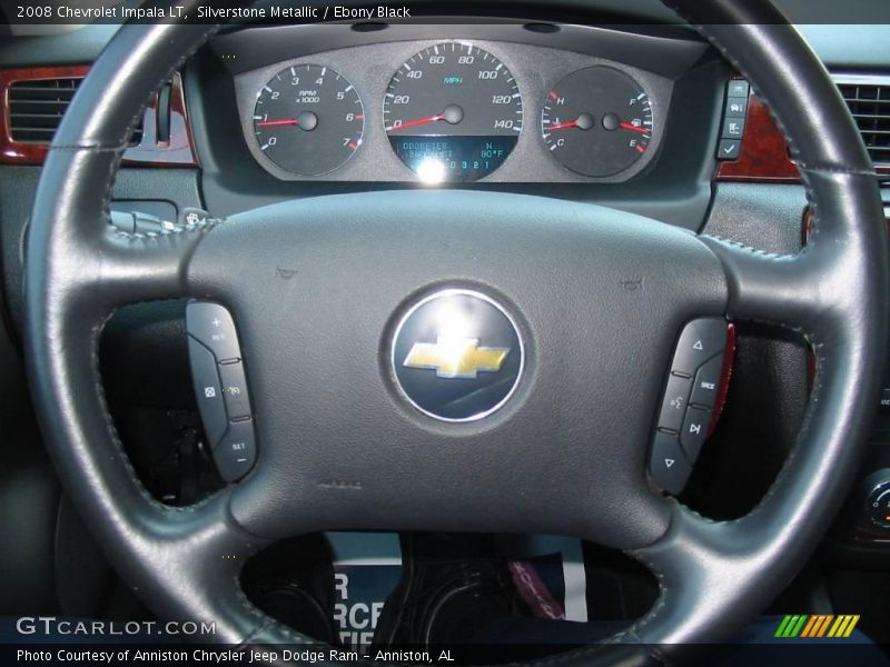 Silverstone Metallic / Ebony Black 2008 Chevrolet Impala LT
