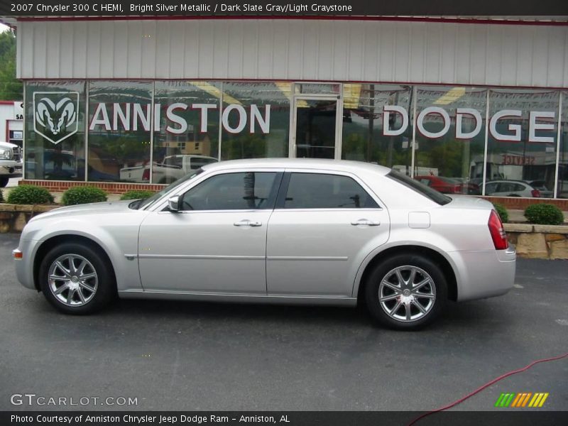 Bright Silver Metallic / Dark Slate Gray/Light Graystone 2007 Chrysler 300 C HEMI