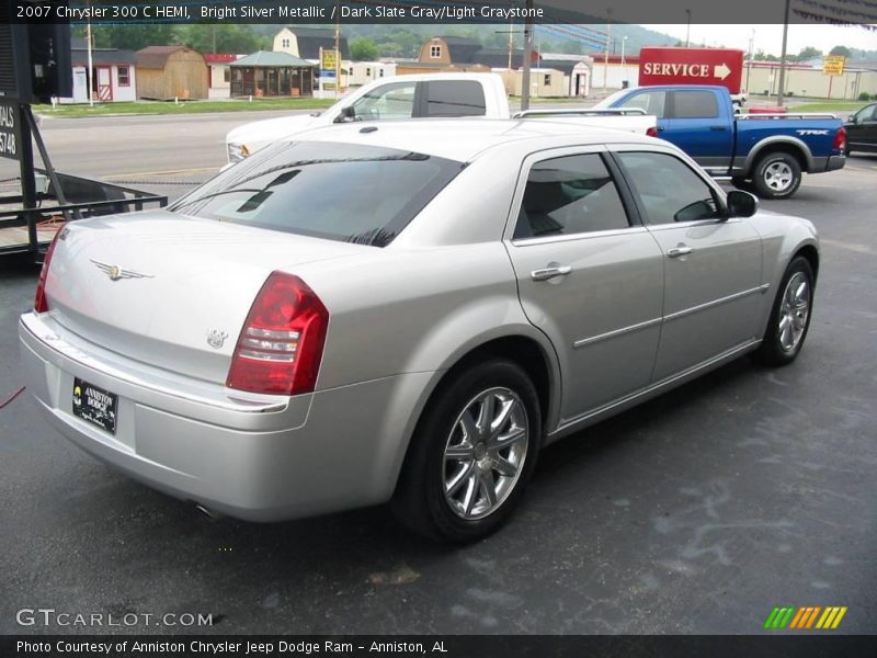 Bright Silver Metallic / Dark Slate Gray/Light Graystone 2007 Chrysler 300 C HEMI