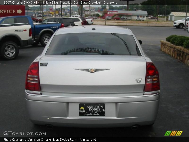 Bright Silver Metallic / Dark Slate Gray/Light Graystone 2007 Chrysler 300 C HEMI