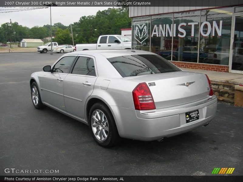 Bright Silver Metallic / Dark Slate Gray/Light Graystone 2007 Chrysler 300 C HEMI