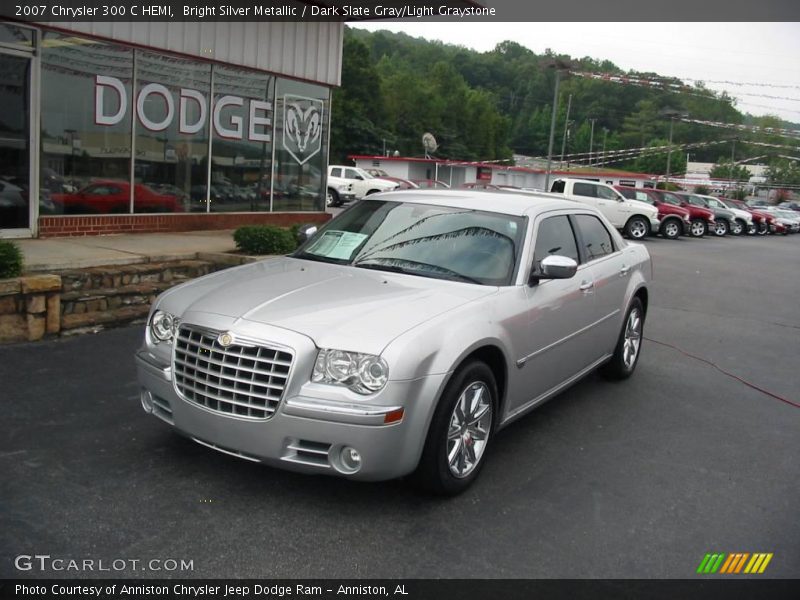 Bright Silver Metallic / Dark Slate Gray/Light Graystone 2007 Chrysler 300 C HEMI