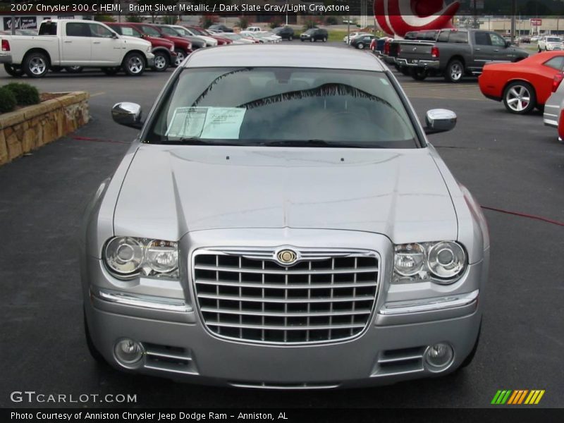 Bright Silver Metallic / Dark Slate Gray/Light Graystone 2007 Chrysler 300 C HEMI