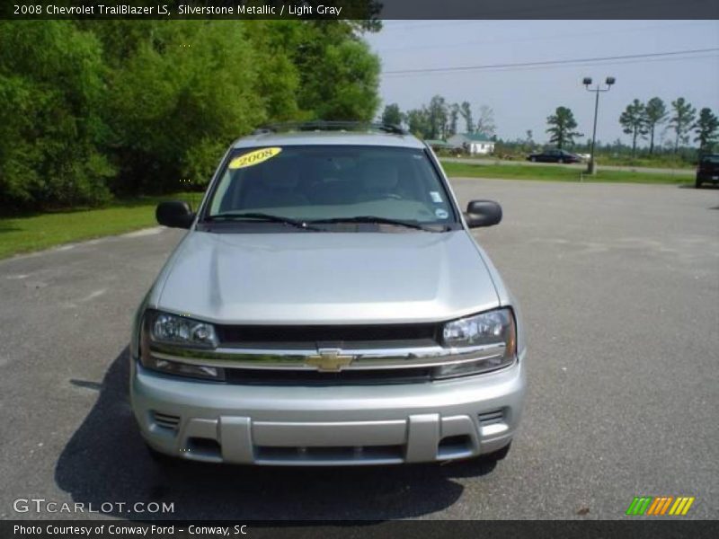 Silverstone Metallic / Light Gray 2008 Chevrolet TrailBlazer LS