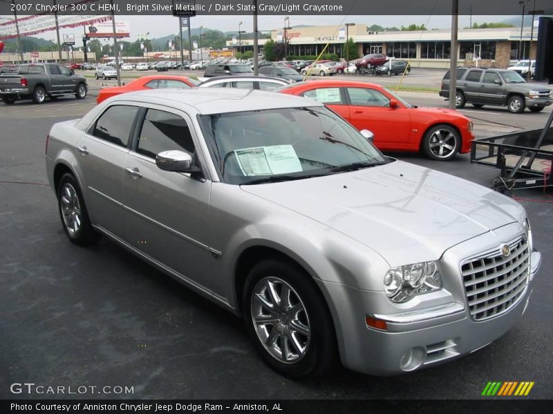 Bright Silver Metallic / Dark Slate Gray/Light Graystone 2007 Chrysler 300 C HEMI