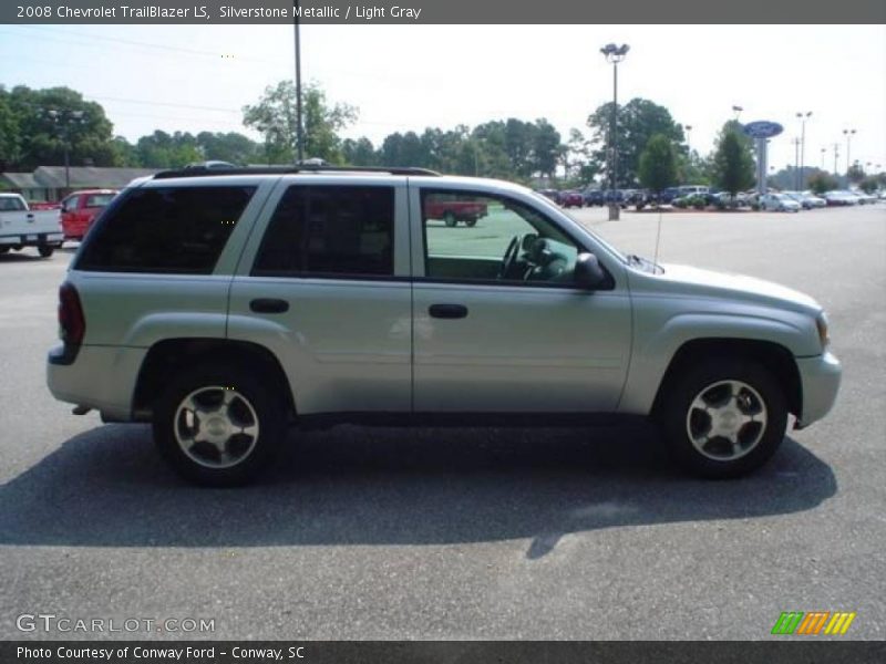 Silverstone Metallic / Light Gray 2008 Chevrolet TrailBlazer LS