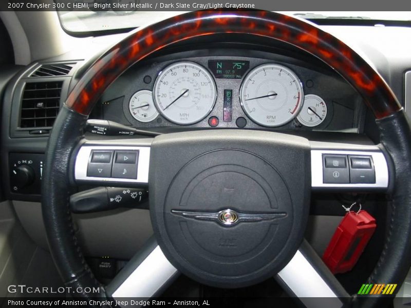 Bright Silver Metallic / Dark Slate Gray/Light Graystone 2007 Chrysler 300 C HEMI
