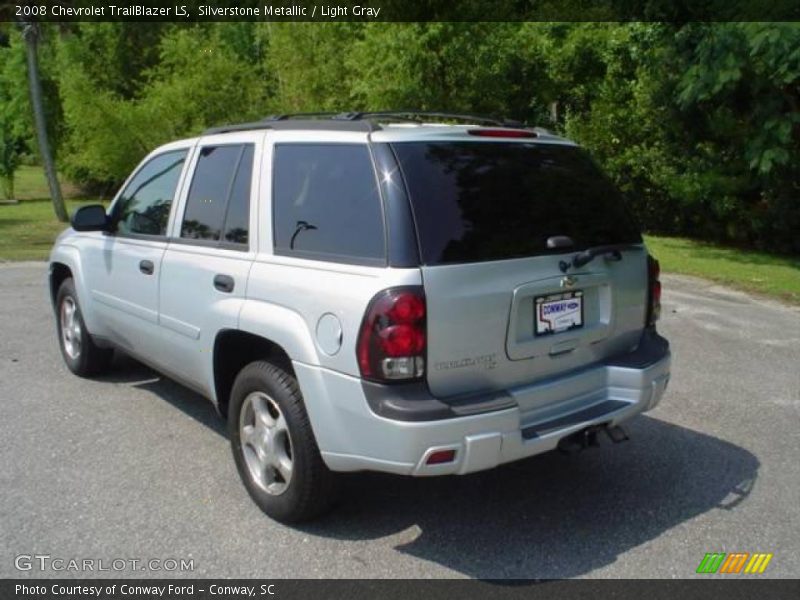 Silverstone Metallic / Light Gray 2008 Chevrolet TrailBlazer LS