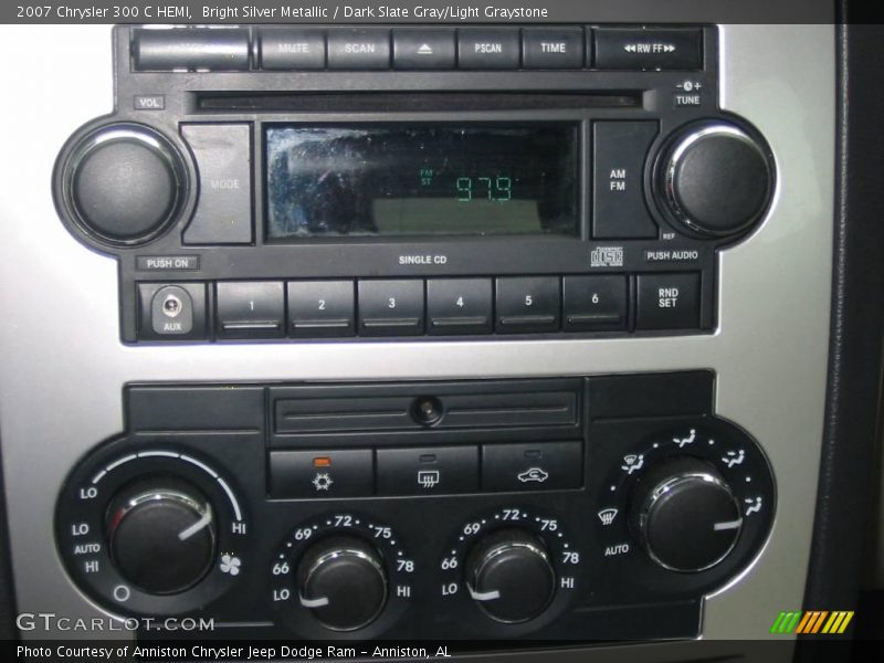 Bright Silver Metallic / Dark Slate Gray/Light Graystone 2007 Chrysler 300 C HEMI