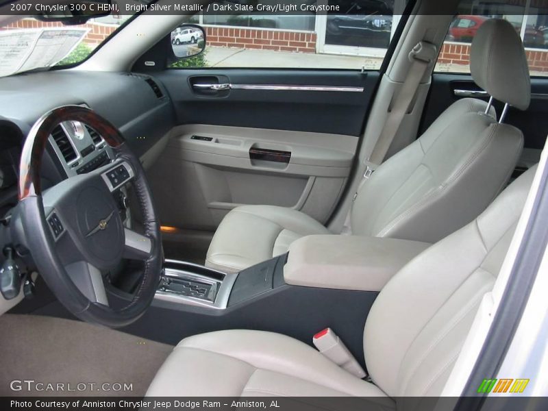 Bright Silver Metallic / Dark Slate Gray/Light Graystone 2007 Chrysler 300 C HEMI