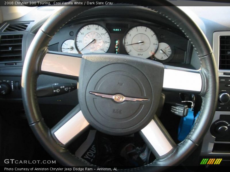 Cool Vanilla White / Dark Slate Gray 2008 Chrysler 300 Touring