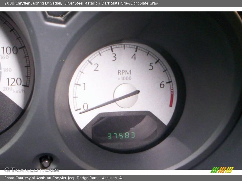 Silver Steel Metallic / Dark Slate Gray/Light Slate Gray 2008 Chrysler Sebring LX Sedan