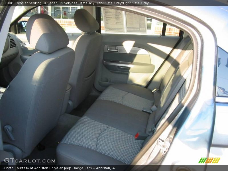 Silver Steel Metallic / Dark Slate Gray/Light Slate Gray 2008 Chrysler Sebring LX Sedan