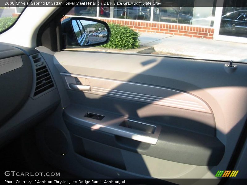 Silver Steel Metallic / Dark Slate Gray/Light Slate Gray 2008 Chrysler Sebring LX Sedan