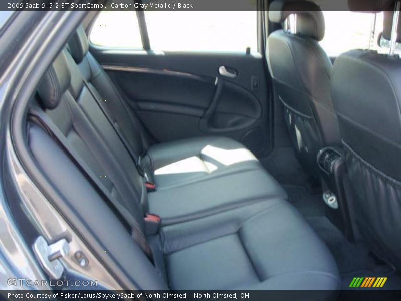 Carbon Gray Metallic / Black 2009 Saab 9-5 2.3T SportCombi