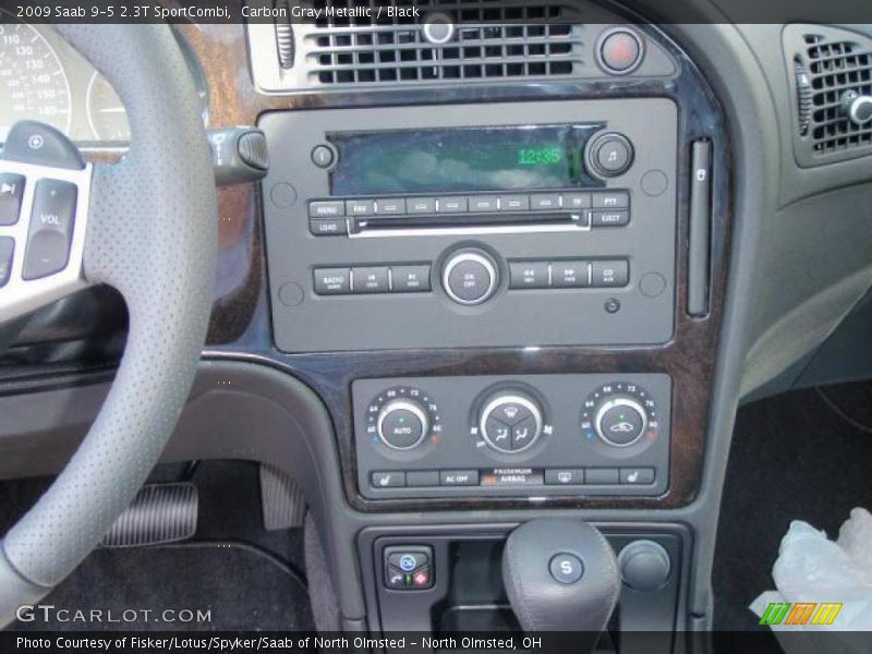 Carbon Gray Metallic / Black 2009 Saab 9-5 2.3T SportCombi