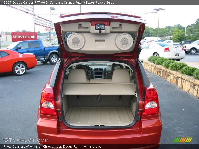Sunburst Orange Pearl / Pastel Pebble Beige 2007 Dodge Caliber R/T AWD