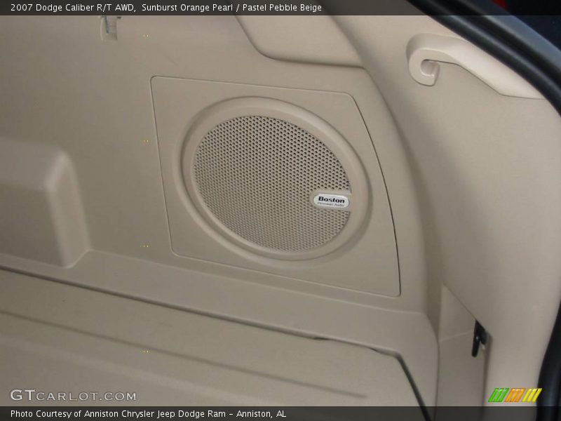 Sunburst Orange Pearl / Pastel Pebble Beige 2007 Dodge Caliber R/T AWD