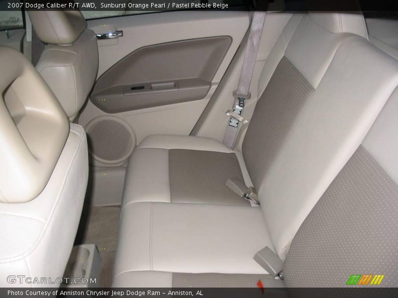 Sunburst Orange Pearl / Pastel Pebble Beige 2007 Dodge Caliber R/T AWD