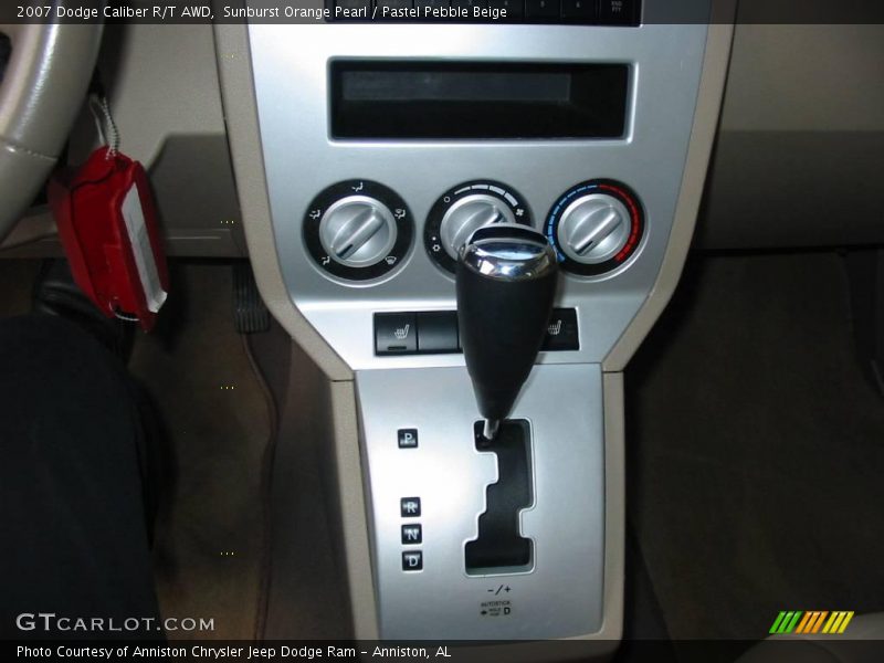Sunburst Orange Pearl / Pastel Pebble Beige 2007 Dodge Caliber R/T AWD