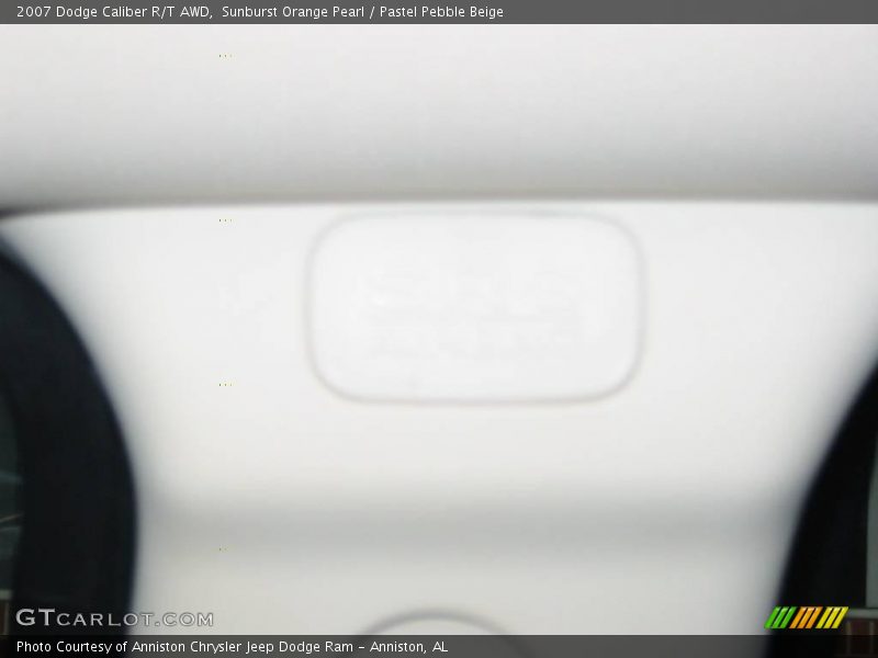 Sunburst Orange Pearl / Pastel Pebble Beige 2007 Dodge Caliber R/T AWD