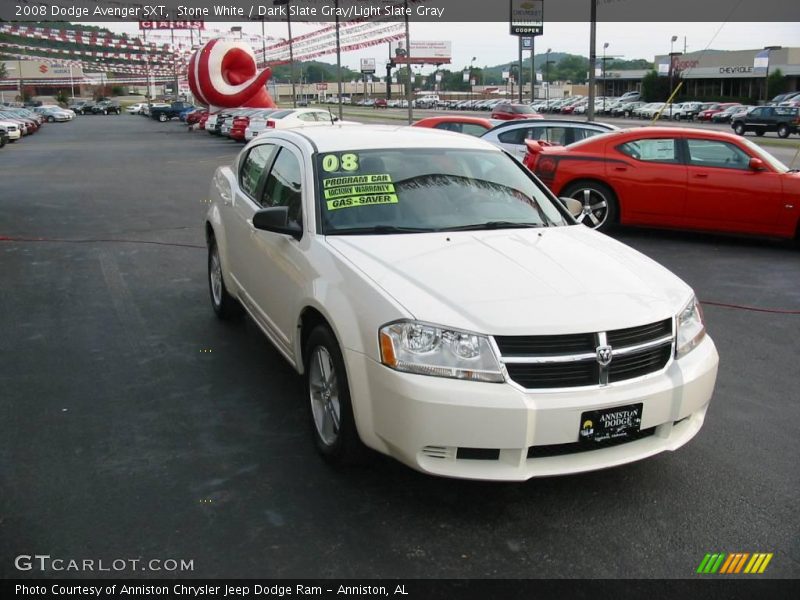 Stone White / Dark Slate Gray/Light Slate Gray 2008 Dodge Avenger SXT