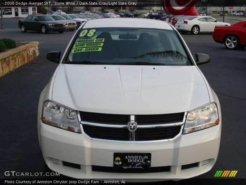 Stone White / Dark Slate Gray/Light Slate Gray 2008 Dodge Avenger SXT