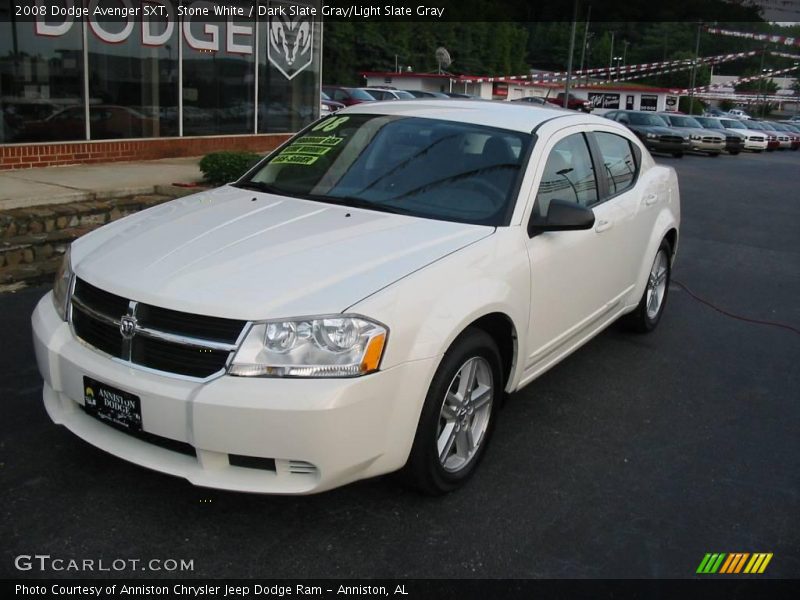 Stone White / Dark Slate Gray/Light Slate Gray 2008 Dodge Avenger SXT