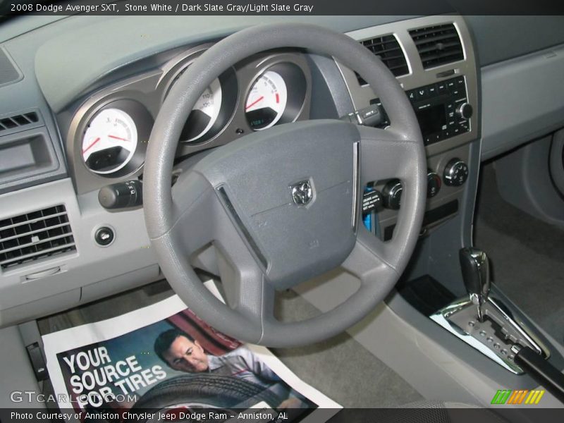 Stone White / Dark Slate Gray/Light Slate Gray 2008 Dodge Avenger SXT