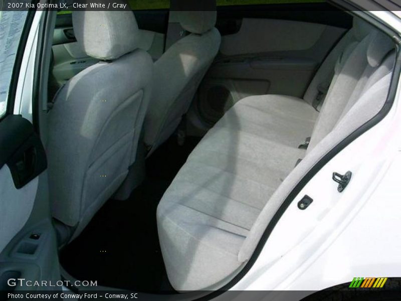 Clear White / Gray 2007 Kia Optima LX
