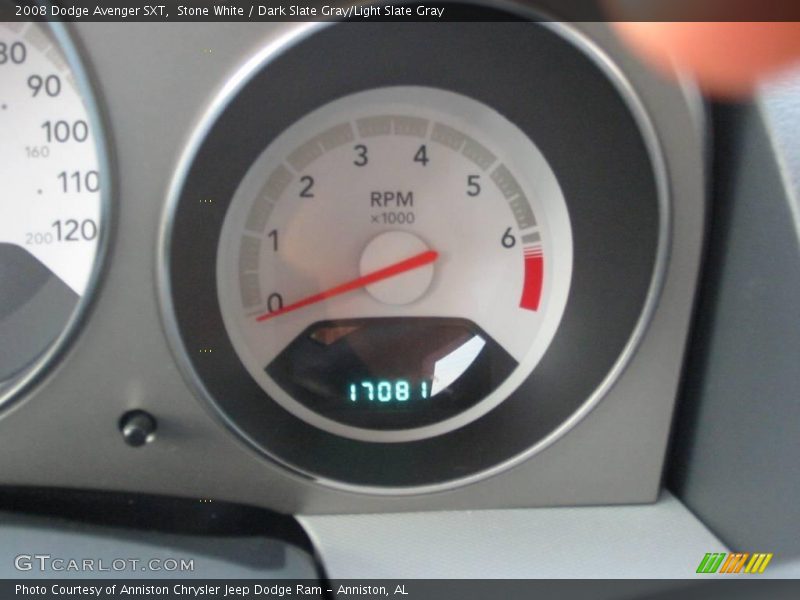Stone White / Dark Slate Gray/Light Slate Gray 2008 Dodge Avenger SXT