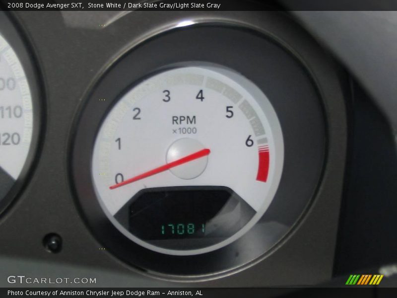 Stone White / Dark Slate Gray/Light Slate Gray 2008 Dodge Avenger SXT