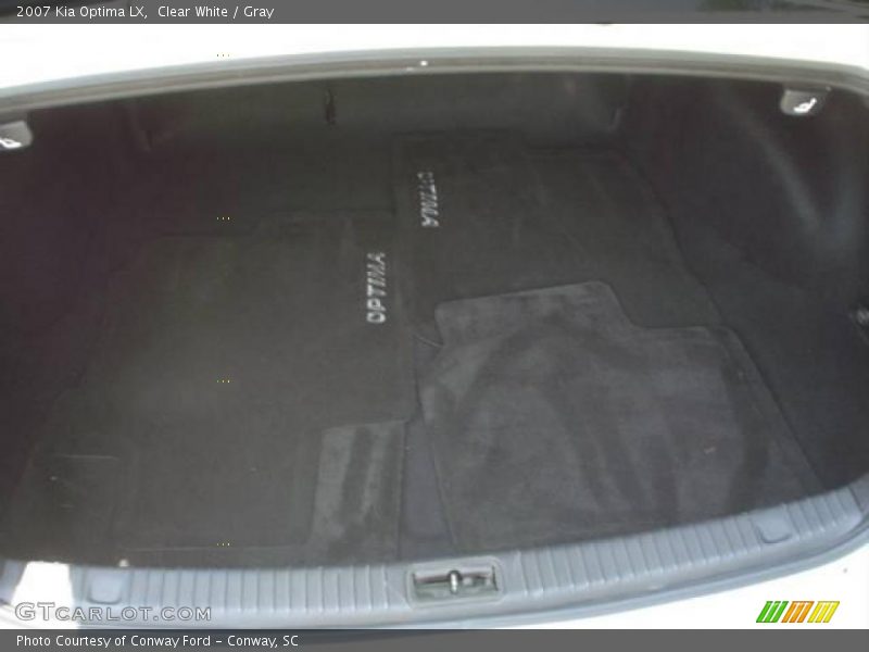 Clear White / Gray 2007 Kia Optima LX