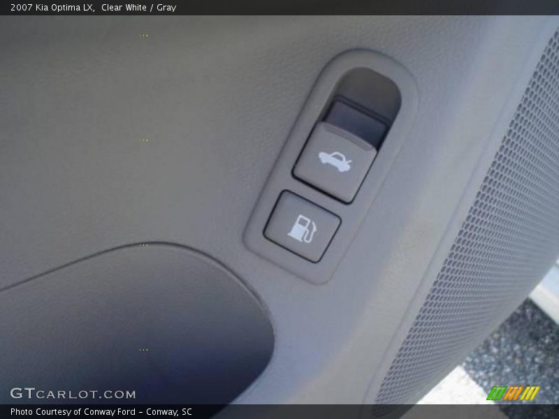 Clear White / Gray 2007 Kia Optima LX