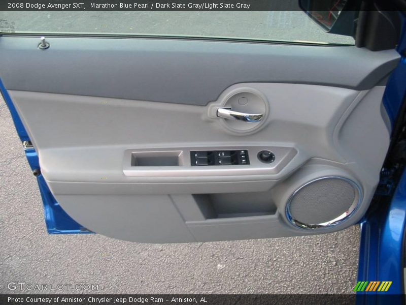 Marathon Blue Pearl / Dark Slate Gray/Light Slate Gray 2008 Dodge Avenger SXT