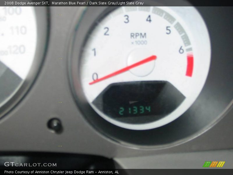 Marathon Blue Pearl / Dark Slate Gray/Light Slate Gray 2008 Dodge Avenger SXT