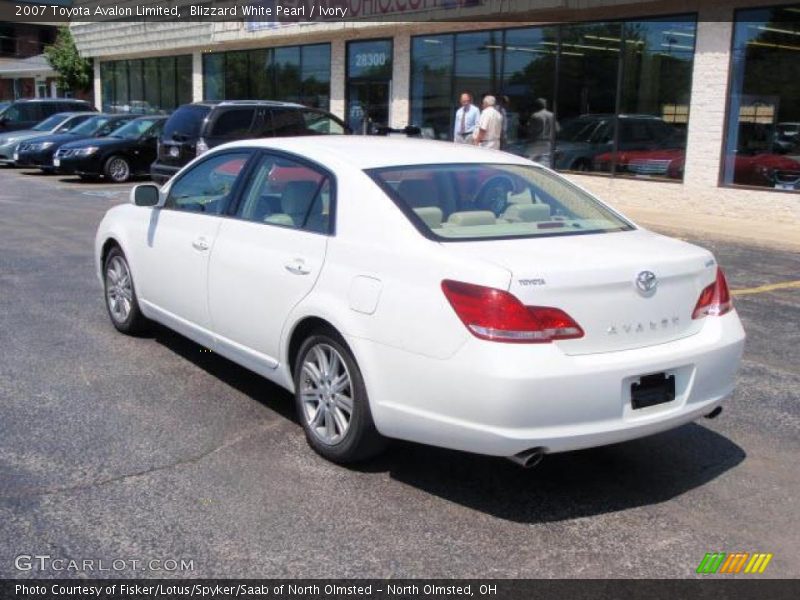 Blizzard White Pearl / Ivory 2007 Toyota Avalon Limited