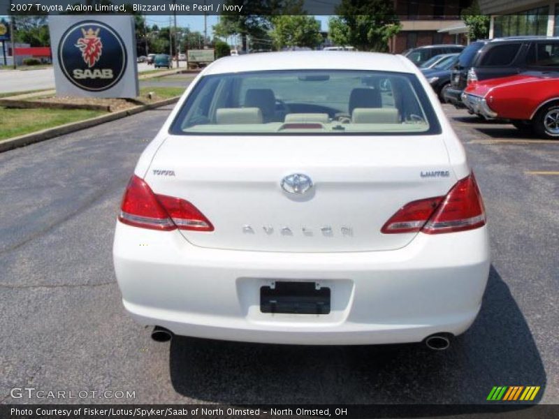 Blizzard White Pearl / Ivory 2007 Toyota Avalon Limited