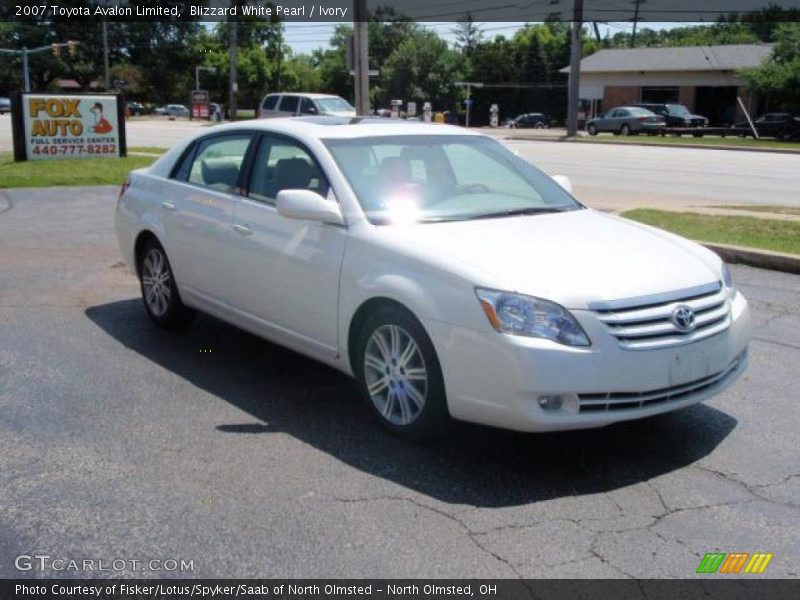 Blizzard White Pearl / Ivory 2007 Toyota Avalon Limited