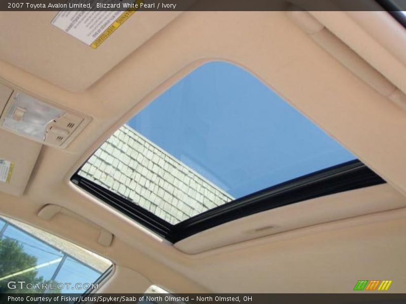 Blizzard White Pearl / Ivory 2007 Toyota Avalon Limited