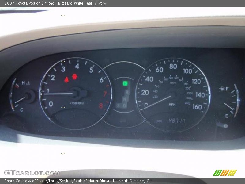Blizzard White Pearl / Ivory 2007 Toyota Avalon Limited