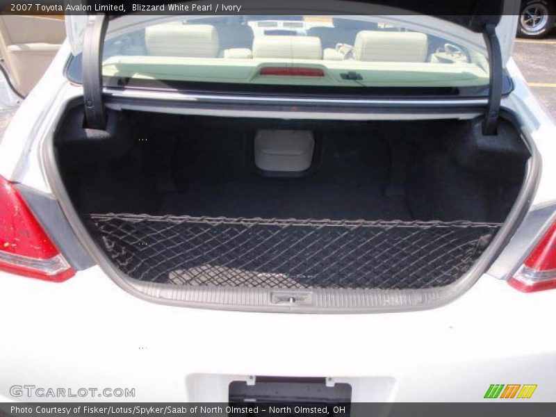 Blizzard White Pearl / Ivory 2007 Toyota Avalon Limited