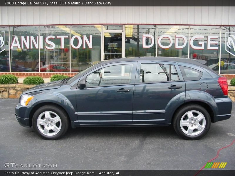 Steel Blue Metallic / Dark Slate Gray 2008 Dodge Caliber SXT