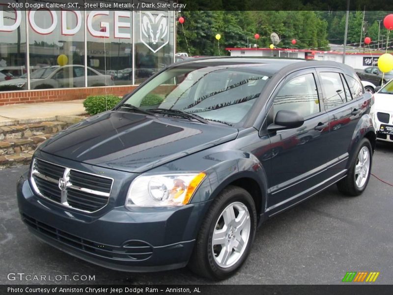 Steel Blue Metallic / Dark Slate Gray 2008 Dodge Caliber SXT