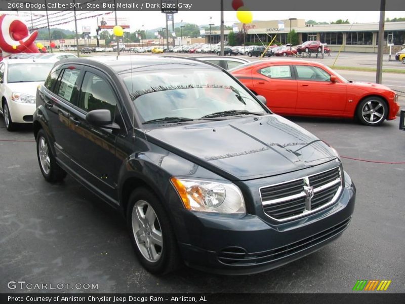Steel Blue Metallic / Dark Slate Gray 2008 Dodge Caliber SXT