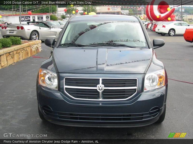 Steel Blue Metallic / Dark Slate Gray 2008 Dodge Caliber SXT